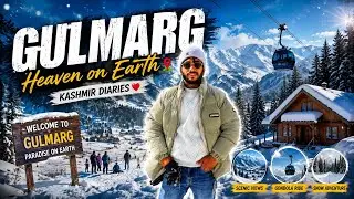 Kashmir in heavy snowfall!! Gulmarg in winter!! best snow destination in India 🫰✨