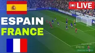 Spain vs France LIVE 🔴 Nations League Semi-final ⚽ LIVE Match Now eFootball PES 21