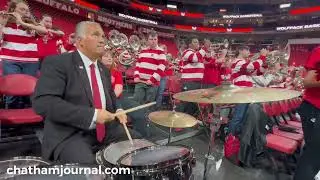 NC State Band Director Dr. Paul Garcia plays the drums - 11.18.24