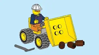 LEGO 952204 Instructions | City | Phil Corey's Dump Truck | Construction | Magazine Gift