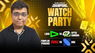 LOUD vs OpTiC, FPX vs DRX - VALORANT Champions 2022 Playoffs Watchparty | GodspeedxD Live