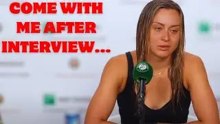 Paula Badosa Starts FLIRTING With Reporter During Interview - Roland Garros 2024