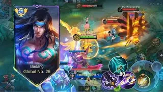 Don&rsquo;t pick chou against badang solo rank 💪| badang best build and emblem 2026 🔥