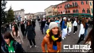 Flashmob   Cube41  Piazza Bra VR