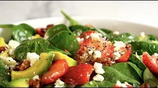 Strawberry Avocado Salad with Poppyseed Dressing