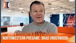 Northwestern pregame: Illinois head coach Brad Underwood