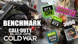Call of Duty : Black Ops COLD WAR | RTX 3060 Ti + Ryzen 5 3600 | Ray Traced + DLSS 1080p Benchmark