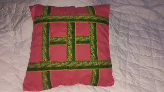 DIY Cushion cover | How to make cushion cover from leftover fabric | Cushion civer making tutorial 