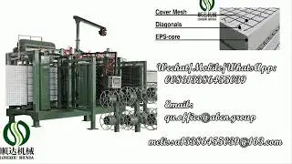 eps 3d grid wire mesh machine，eps 3d panel machine，eps 3d grid wire mesh panel machine