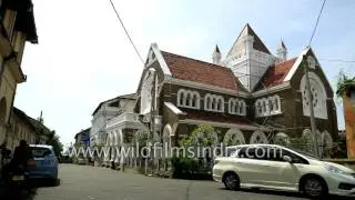 Colonial buildings at Galle Fort area in Sri Lanka