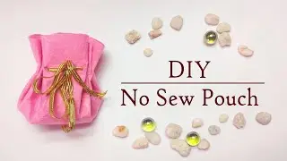 DIY No Sew Pouch | David and Goliath Crafts | Easy Tutorial