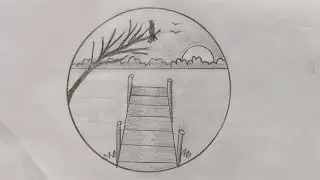 Drawing a Beautiful Bridge #draw #art