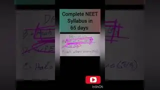 complete NEET syllabus in 65 days challenge DAY-10 #neetstudyroutine #neetstudyplan #bengali