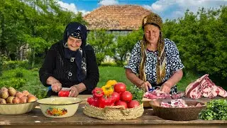 Daily Life of a Village Farmer / Sustainable Living Countryside / Cooking with Clay Pots