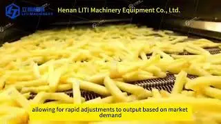 Automatic Frozen Potato French Fries Making Machine French Fries Production Line Equipment