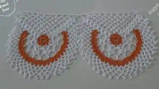 Kolay ütülenebilir GÖSTERİŞLİ Havlu Kenarı Modelim🧵#crocheting #trending