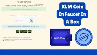 XLM Coin In Faucet In A Box | Mod Crypto Faucet Script