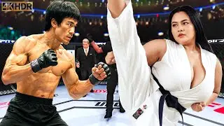 TRUE Bruce Lee vs. Curvy Kick Karate REMATCH | EA Sports UFC 5