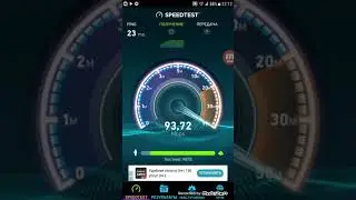 Тест скорости TELE2 4G LTE  Москва speedtest