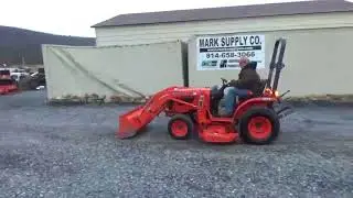 2012 Kubota B2920 Compact Tractor Loader Belly Mower 4X4 For Sale