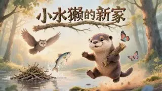 温柔儿童睡前故事｜小水獭的新家｜Bedtime Story for Kids