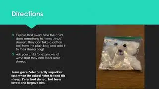 Feed the Sheep Lesson 9