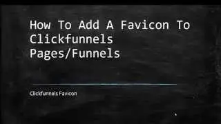 How To Add A Favicon To Clickfunnels Pages And Funnels