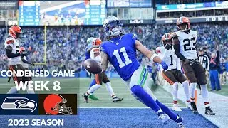 Seahawks vs Browns 2023 Week 8 Condensed Game | NFL Highlights
