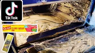 Oven Cleaning with TIK TOK TRENDS?!?