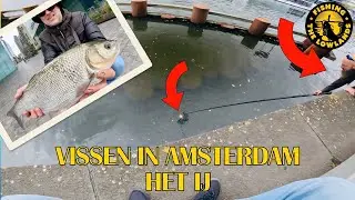 Vissen in Amsterdam, het IJ. Winde, Baars en witwis. FishVlog #175.