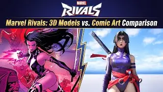 Marvel Rivals: 3D Models vs. Comic Art Comparison Part 4