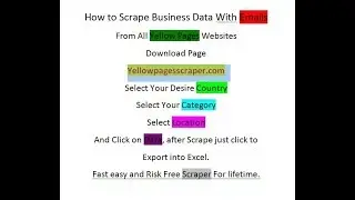 Free download yellow pages extractor