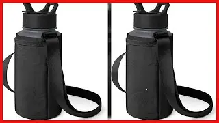 Simple Modern Water Bottle Carrier Sling with Adjustable Strap | Bottle Holder Sleeve for Walking