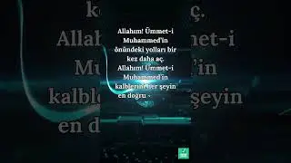 Allahım! Ümmet-i Muhammed’in önündeki yolları bir kez daha aç