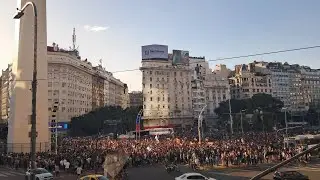 Asi se celebró la caída de Maduro en Argentina, el 3 de Enero🇻🇪