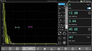 SOLID NDT Ultrasonic flaw detector-PAD  Straight probe calibration