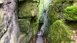 Scenic Caves, Caverns and Nature Trails | First Person View Relaxing Walk 4K UHD