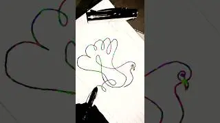 Pigeon🕊️ One Line Art || #PigeonArt #OneLineDrawing #PigeonSketch #ArtisticPigeon #art  #OneLineBird