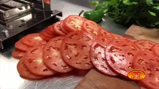 Tomato Slicer Machine by Spinning Grillers New York