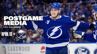 Emil Lilleberg | Postgame vs Buffalo Sabres