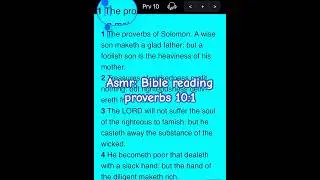 Asmr: Bible verse proverbs 10:1 #relax #asmr #bibleverse #bibleverse #biblestudy #calm #sleep
