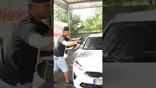 Jak osuszyć samoch&oacute;d na myjni bezdotykowej? #detailing #viral #shorts