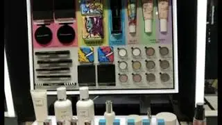 RECHI Countertop Acrylic Cosmetic Retail POS Display Unit For Make Ups