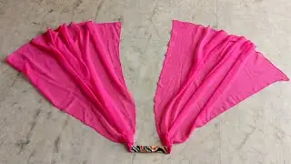 choker dupatta cutting and stitching || dupatta cutting and stitching || designer dupatta || chunni