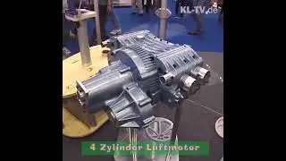 Auto f&auml;hrt mit Druckluft