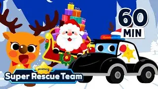Police Car and Santa&rsquo;s Gifts + More | Christmas Car for Kids | Pinkfong Super Rescue Team