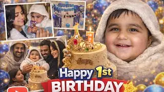 🎉 Turning ONE & having fun! Happy 1st Birthday Kavish 💙🎂