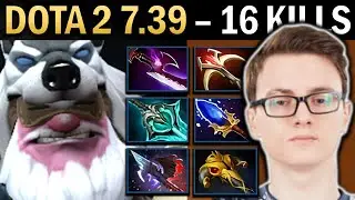 Sniper Gameplay Miracle with 16 Kills and Shadow Blade - Dota 2 7.39