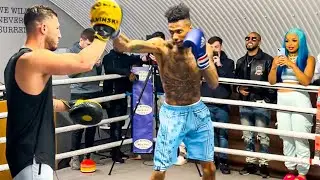 BLUEFACE PADWORK BOXING TRAINING
