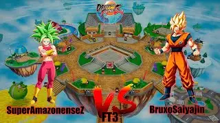 DBFZ dos X1 - FT3 sem escr&uacute;pulos Bruxo Saiyajin VS SuperAmazonenseZ [ Pancada Braba ]